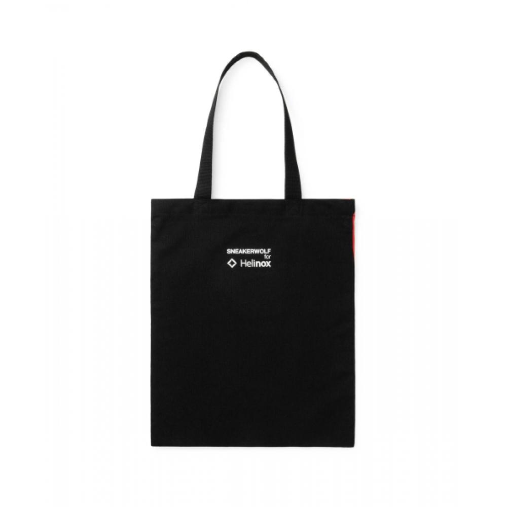 HelinoX [sneaker Wolf X HelinoX] Cotton Tote Bag   Black  30002509