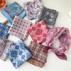 Fashion Women Printing Cotton Linen Small Square Scarf Scarf Women's Versatile Paisley Scarf Head Band Hair Accessories