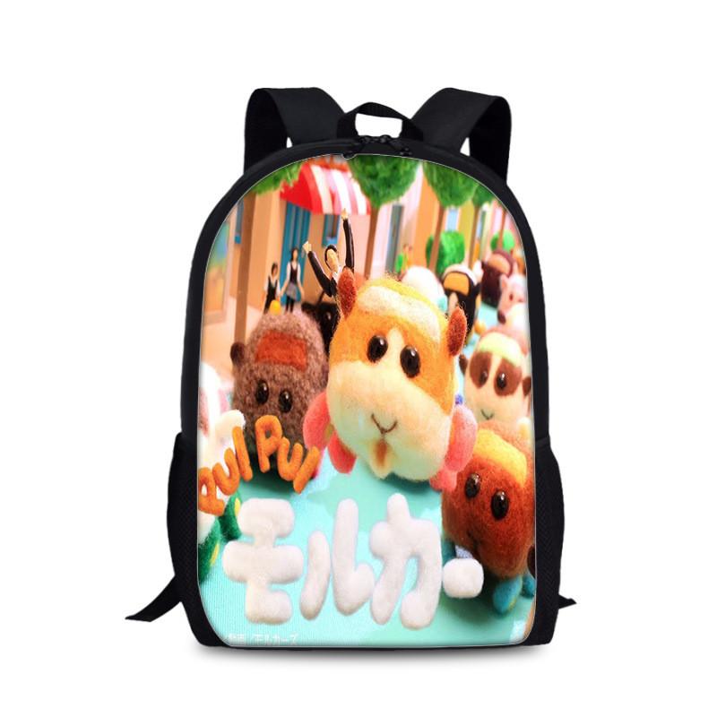 Tangalang Pui Pui Hamster Backpack For Kids With Nylon Material And Spacious Design