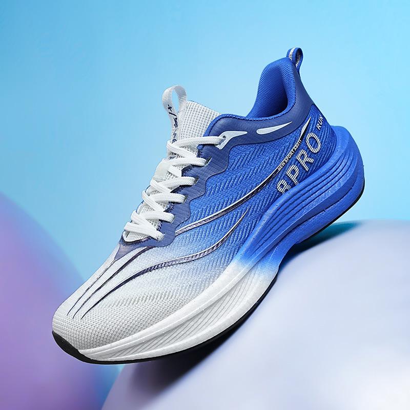 

Подростковые мужские легкие кроссовки с карбоновой пластиной для школьной физкультуры - Амортизирующие и профессиональные спортивные кроссовки 44