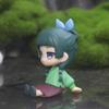 2pcs/Set Q Version Maomao Jinshi Mini Figure Anime Cute And Charming Sitting Playthings Desktop Car Ornaments Model Children Birth Date Gifts
