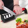 Ergonomic and Easy To Use Knife and Scissors Sharpening Kit with 3/4 Stage Sharpening for Slicing Meats & Vegetables Kitchen