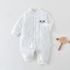 Thickened Quilted Baby Jumpsuit for Autumn/Winter – Newborn Crawling Suit