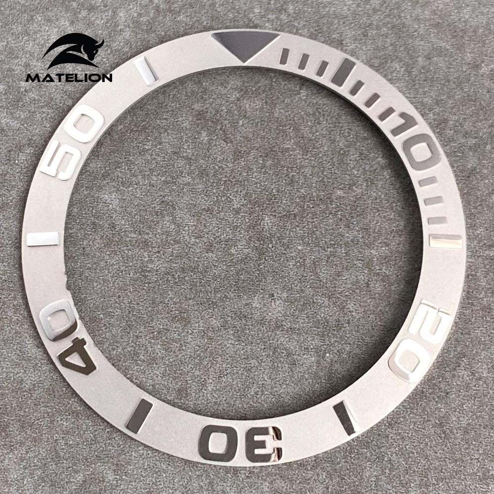 MATELION 38 мм керамический сплав часы безель вставка кольцо наклонная посадка 40 — фото 30