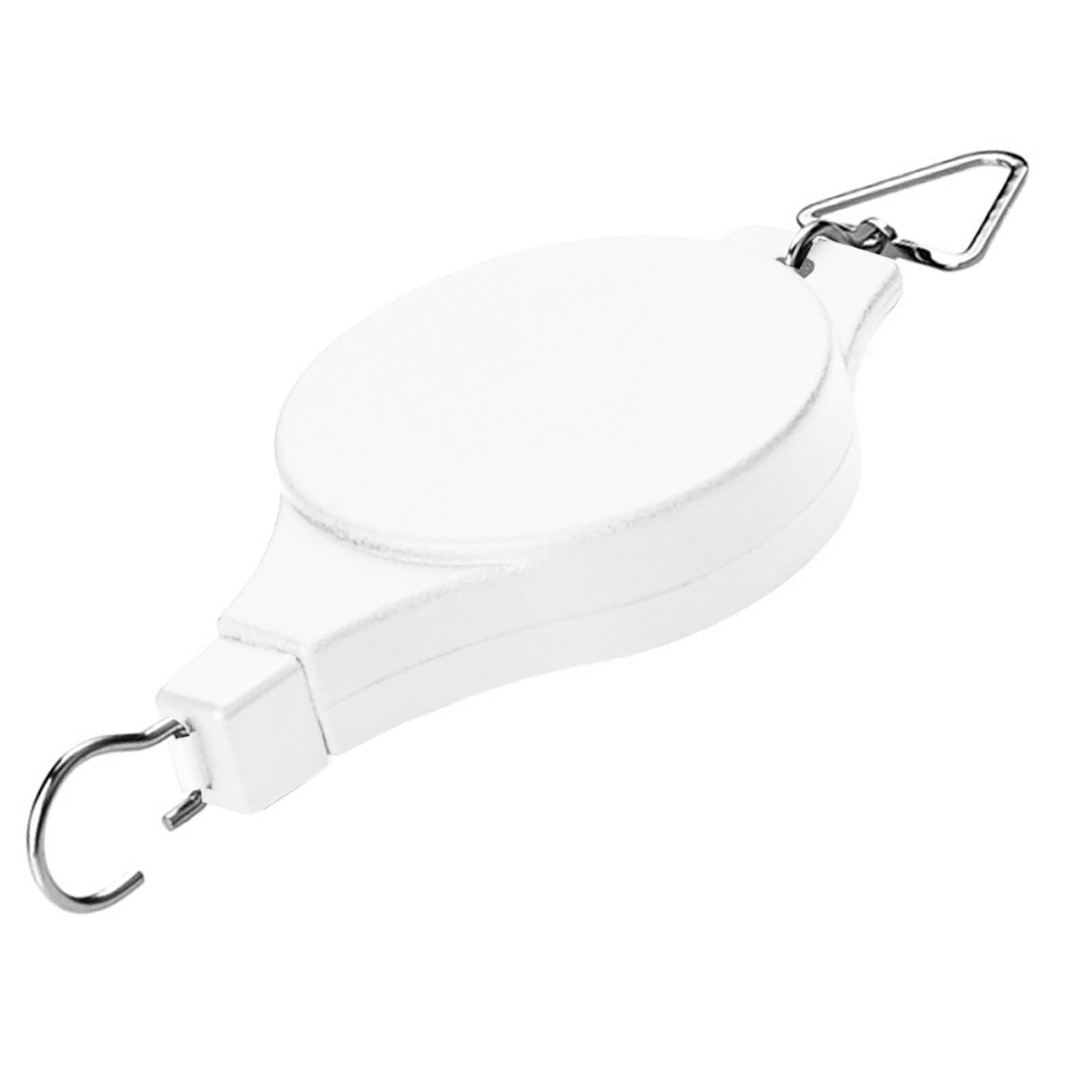 

(SU)Выдвижной шкив, подвесная корзина, вешалка для садовых горшков, крючок белый