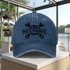Unisex MECHANIC Baseball Cap Running Hat Sun Hat Suitable for Golf Driving Fishing Outdoor Sports