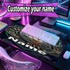 Custom Name Personalized Manchester City Pattern Mousepad, Laptop PC Desk Mat, Decorative Desk Mat for Home Keyboard Pad Gift