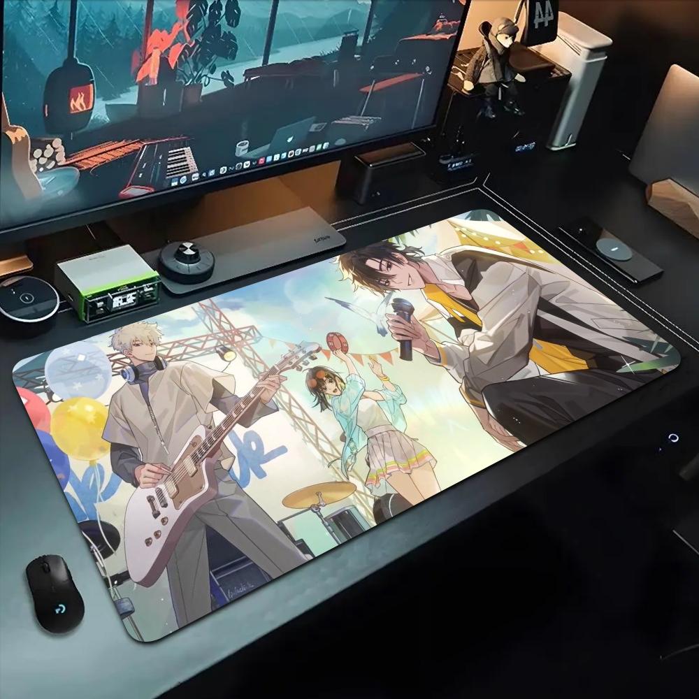 Link Click Mouse Pad 500X1000 mm Large Gaming Mousepad Gamer XL Rubber Otaku Keyboard Pad Laptop Desk Mat