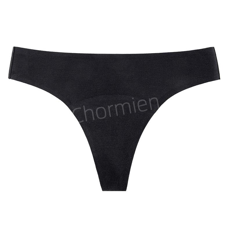 Large size women's physiological underwear leak-proof four-layer sanitary napkin-free sticker menstrual thong