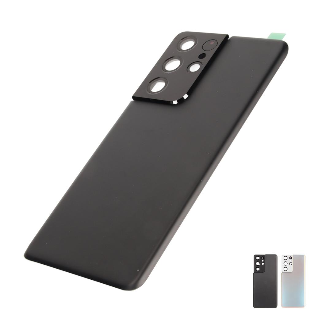 Phone Rear Housing Door Professional Installation Pre Cut Tape Replacement Back Glass Pre Installed Cam Frame for S21 Ultra 5G