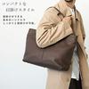 VITAFELICE Genuine Leather Business Tote Bag for Men, vinb-20c57n (Black)