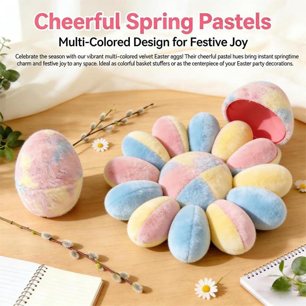 Œufs de Pâques 8,3 Pouces Cadeaux de Fête Grands Œufs de Pâques Remplissables pour Remplir les Paniers Fournitures de Chasse Décoration de Fête Festival de Printemps
