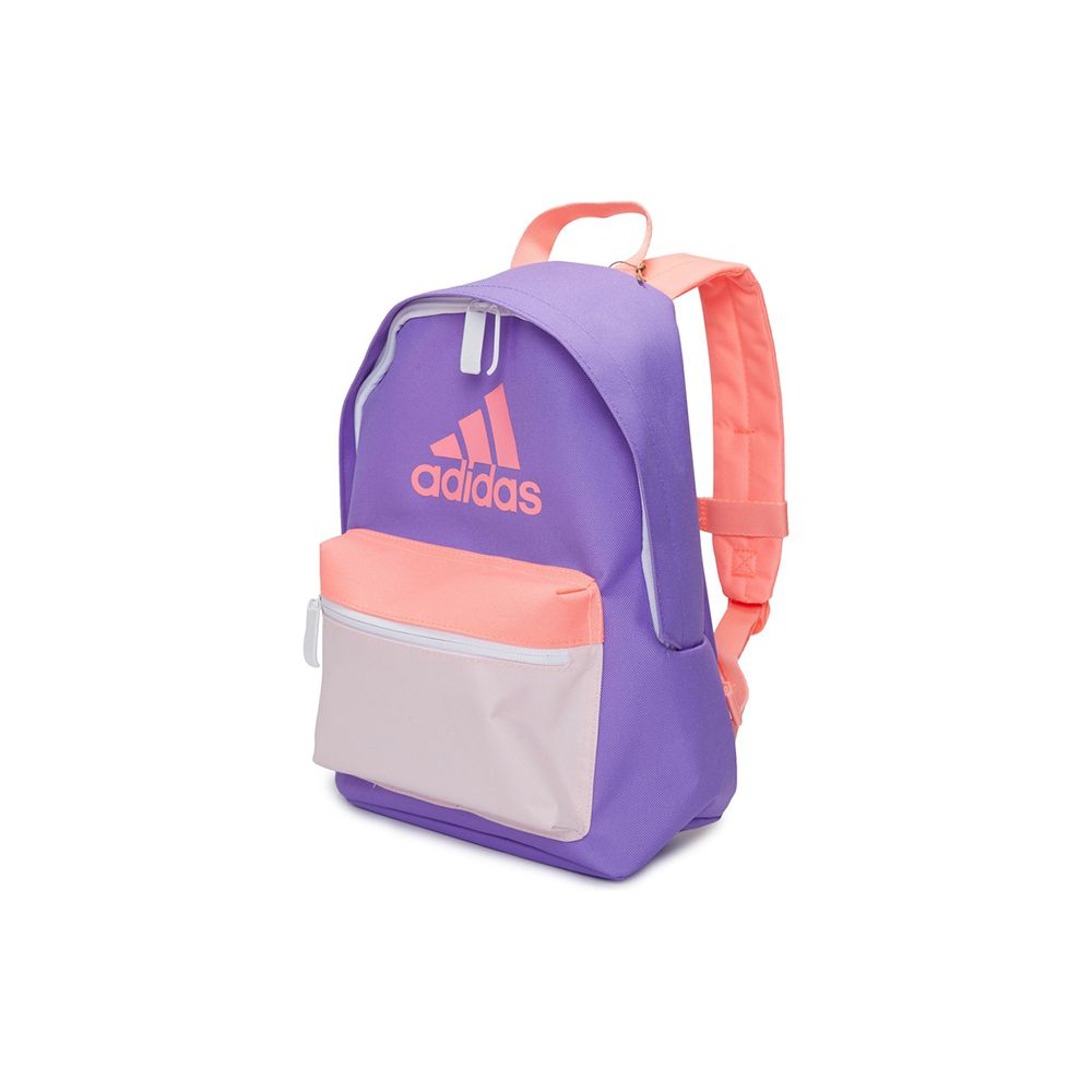 Adidas Kids If Bp Cl Block Zipper Closure Cotton Mini Backpack Women Backpacks Purple HE2644