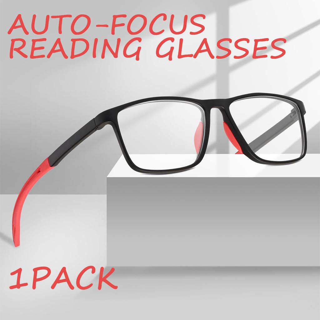 1PC Men And Women's Autofocus Reading Glasses With Blue Light Filtering Metal Hinge Computer Reading Glasses