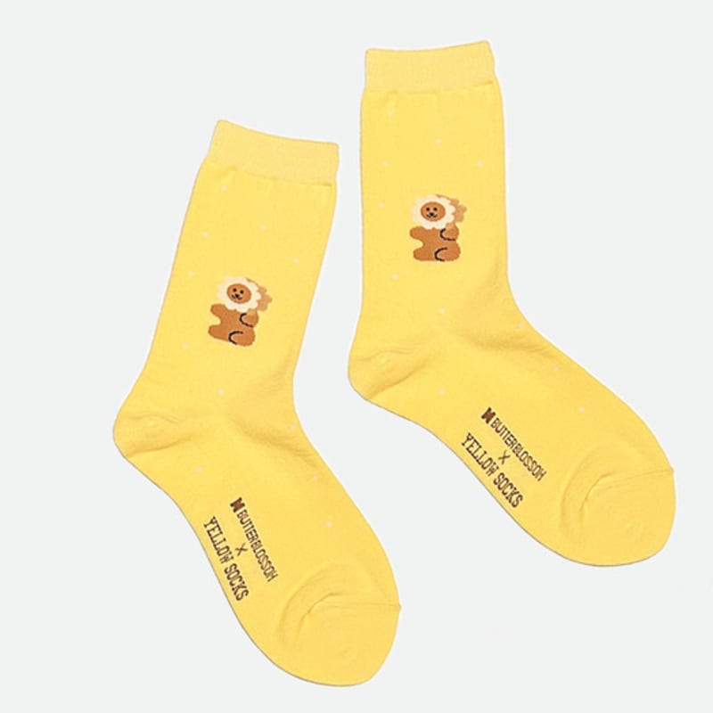 YELLOWSOCKS [YELLOWSOCKS] CHOCOLATE BEAR yellow