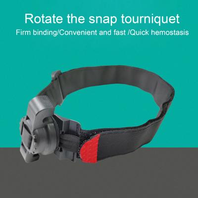 95CM Rotating Buckle Survival Tourniquet Outdoor Camping Combat Hemostatic Control Tourniquet Arterial Emergency Bandage First Aid Survival Gear