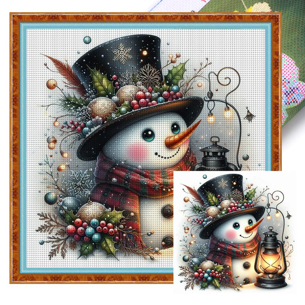 Full Embroidery Eco-cotton Thread 18CT Printed Animal Cross Stitch Kit Art