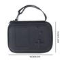 Hard Carrying Case Shockproof Travel Storage Bag with Fixing Straps&Mesh Pocket for RG35XX Plus Handheld Game Console