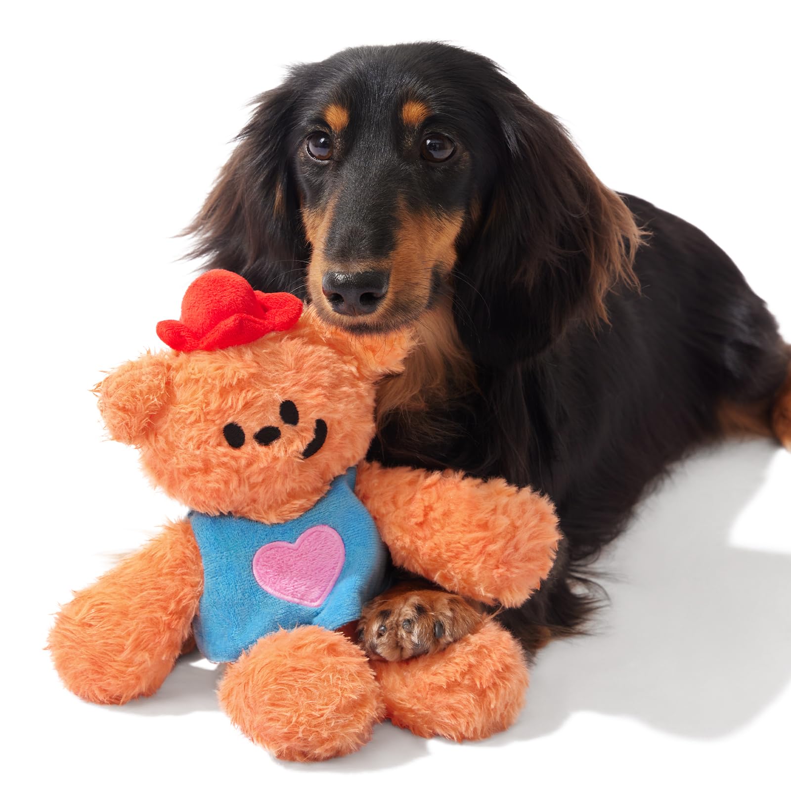 

VETRESKA Dog Plush Toy with Squeaker Hug Bear Toy with Squeaker Sound for Perfect for and Washable Plush Cushion Pet Treat Your Medium or Small Dog to