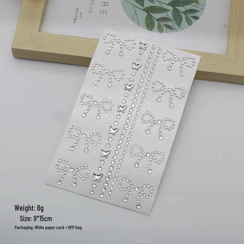 Rhinestone Face Makeup Stickers: Teardrop Eye Gems for Festivals, Concerts, and Stage Performances