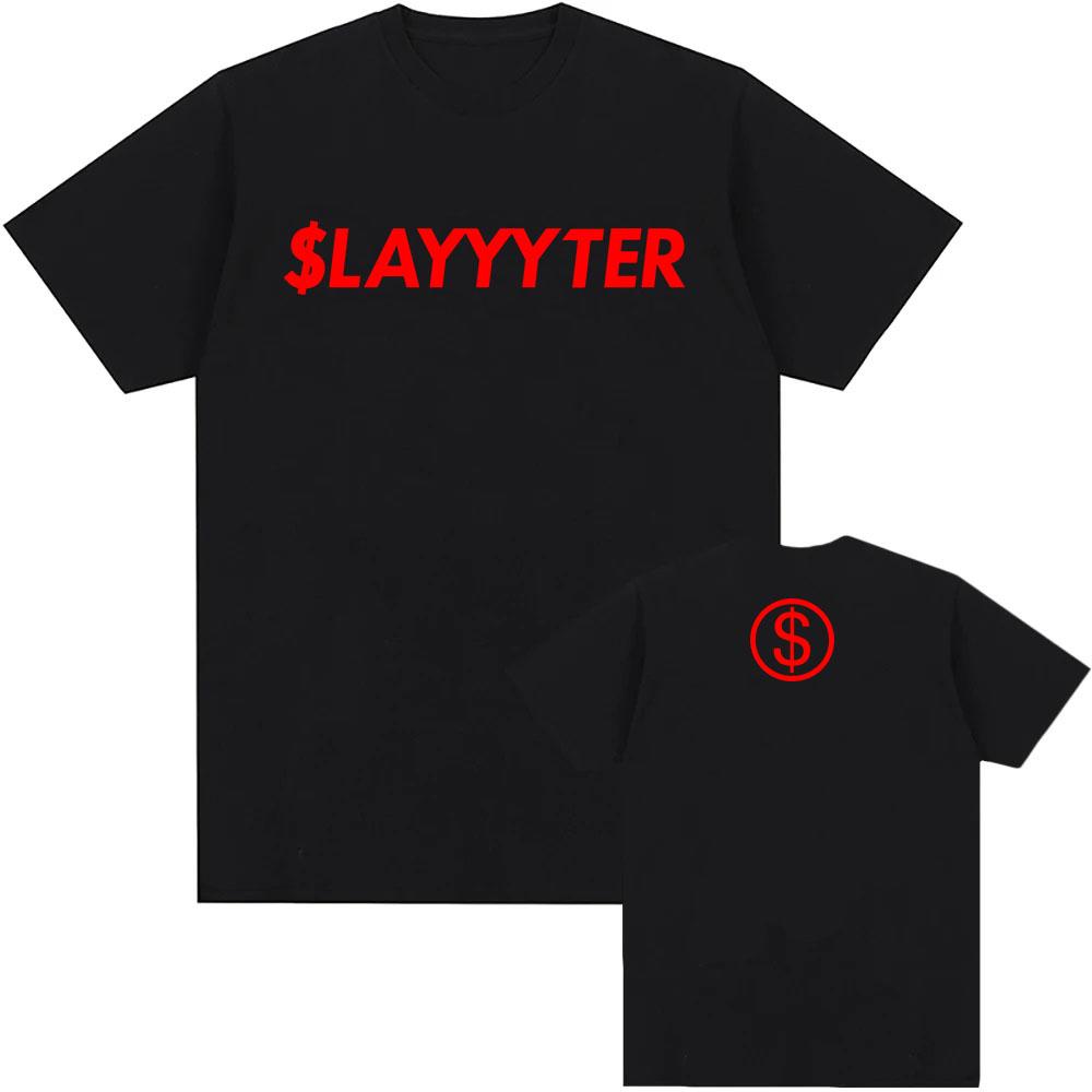 

NEW Album WOR$T GIRL IN AMERICA T-shirt Singer Slayyyter Graphic Print Tshirts Summer Short Sleeve Cotton Tees Unisex Streetwear XS чёрный