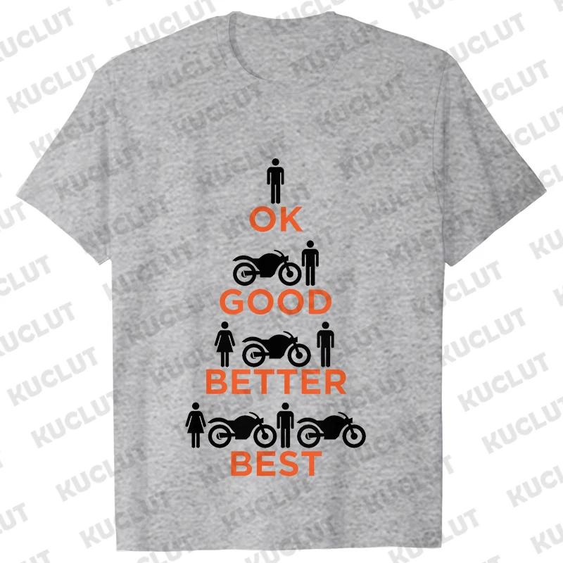 1N23456 Motocyklový převodový tep Tričko Pánské Tričko Horský jezdec Moto kolo Trička Pánské Dámské Tričko Krátký rukáv Topy