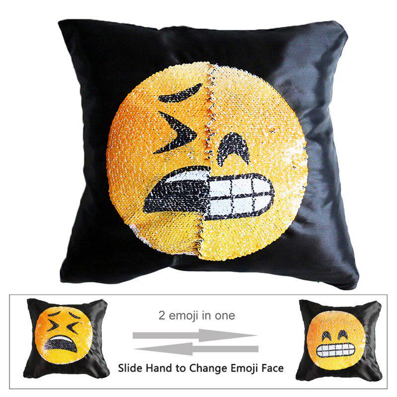 changing emoji pillow