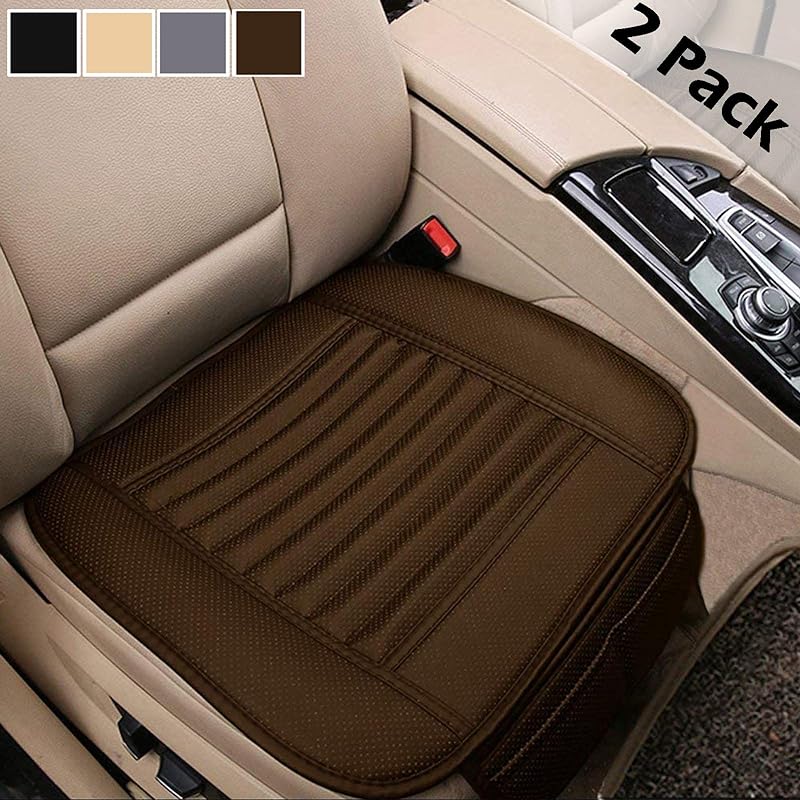 Big Ant 2 pachete de perne pentru scaun auto Huse interioare pentru scaune Covoraș de pernă pentru accesorii auto Scaun de birou cu piele PU respirabilă(gri)