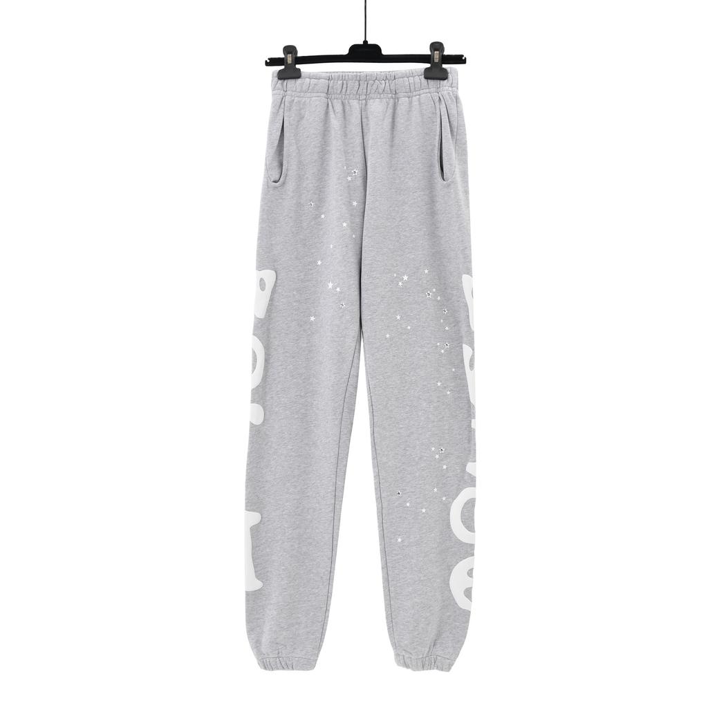 Marchio trendy americano Sp5der-555-555 felpa con stampa a stella set pantaloni produttori all'ingrosso uomo e donna