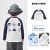 2026 Trendy Boys' Pure Cotton Long-Sleeve T-Shirt for Spring and Fall