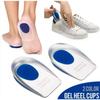 1Pair Silicone Heel Pad Heel Pain Relieves Pain Damping Heel Sole and Achilles Tendon Long-term Care Tool Foot Massage Care Pad