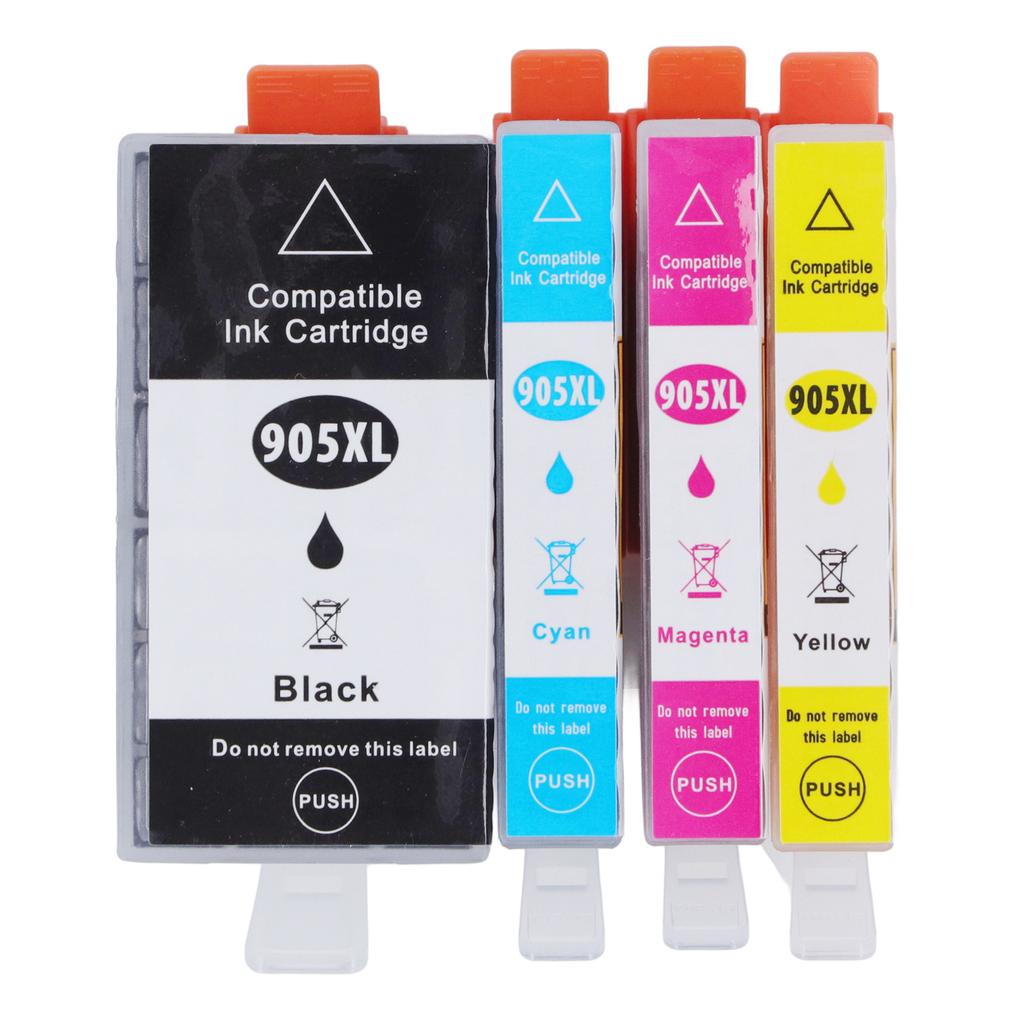 Ink Cartridge Smooth Output PP BK C M Y Printer Ink Cartridge Replacement for Officejet Pro 6960 6970