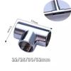19mm/22mm/25mm/32mm Marine Boat Yacht 316 Stainless Steel 3 Way Boat Deck Handrail Rail Tee Cross Fitting Joint Connector