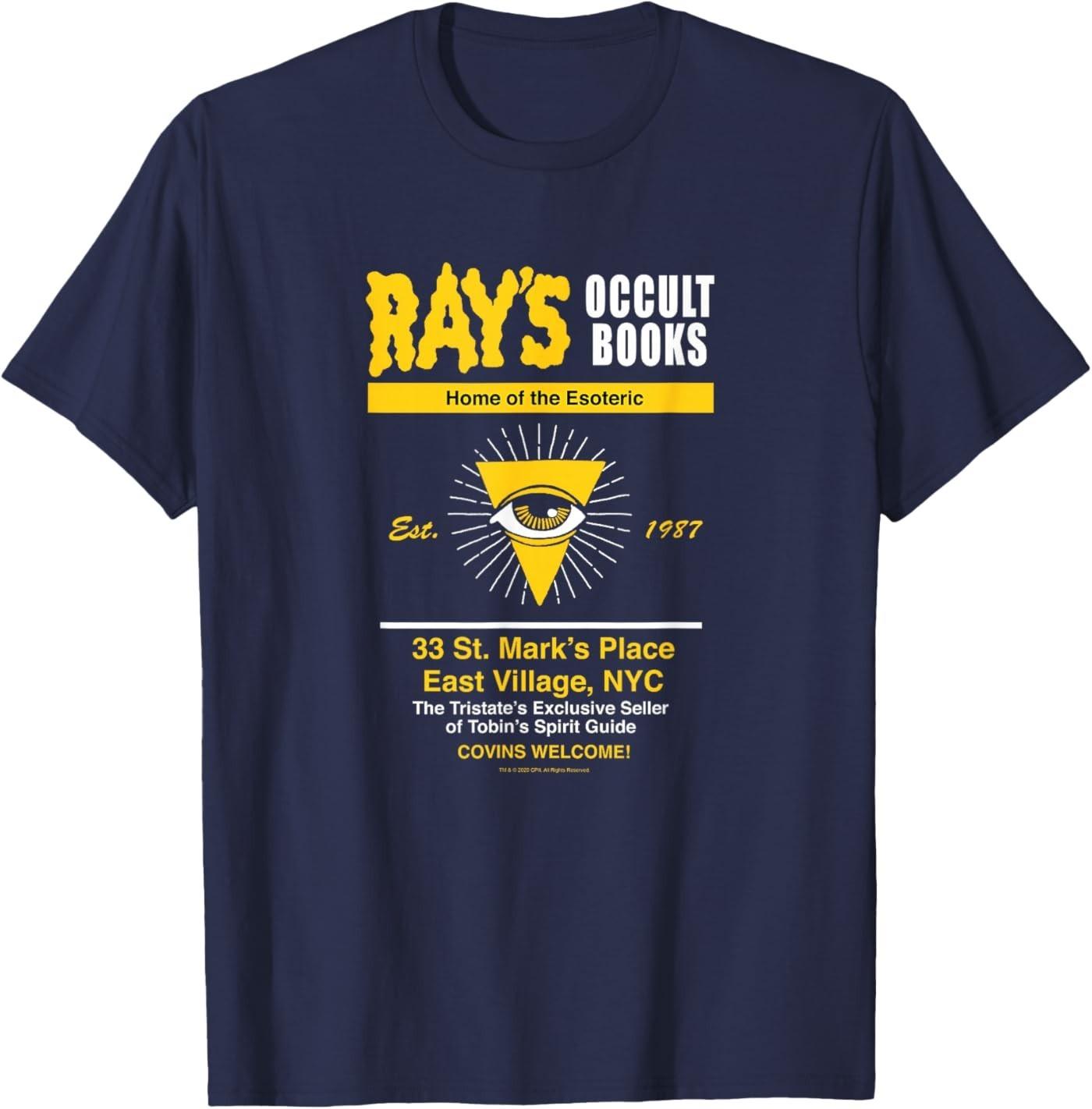 Ghostbusters Rays Occult Books Home of The Esoteric Movie T-Shirt S разноцветный