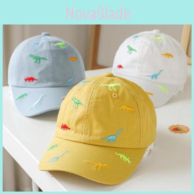 Colorful Dinosaur Cotton Baseball Cap For Boys And Girls Sun Protection Cap