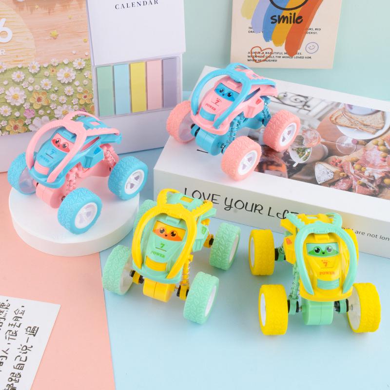 

Inertial 4-Wheel Drive Off-Road Stunt Car - Tumbling, Drop-Resistant Toy for Kids