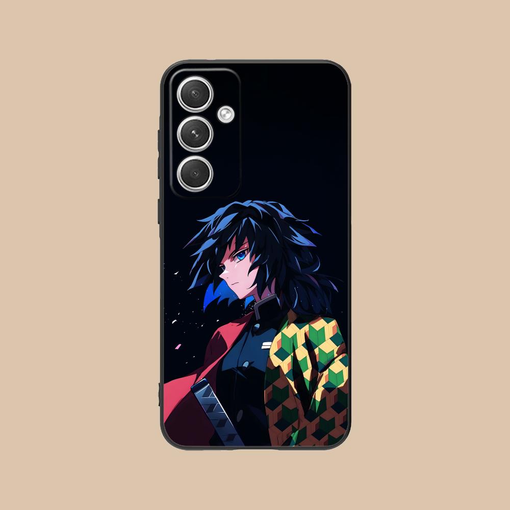 Demon Slayer Giyu Tomioka Phone Case for Samsung Galaxy S25 S24 S23 S22 S21 S20 Note20 Plus FE Ultra Colour Protective Luxury