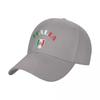 Italia Italia Bandera Italiana Gorra de Béisbol Hombres Mujeres Deporte Sombreros para el Sol Fútbol Gorra de Papá Gorras Ajustables Snapback Gorra de Papá Gorra de Primavera