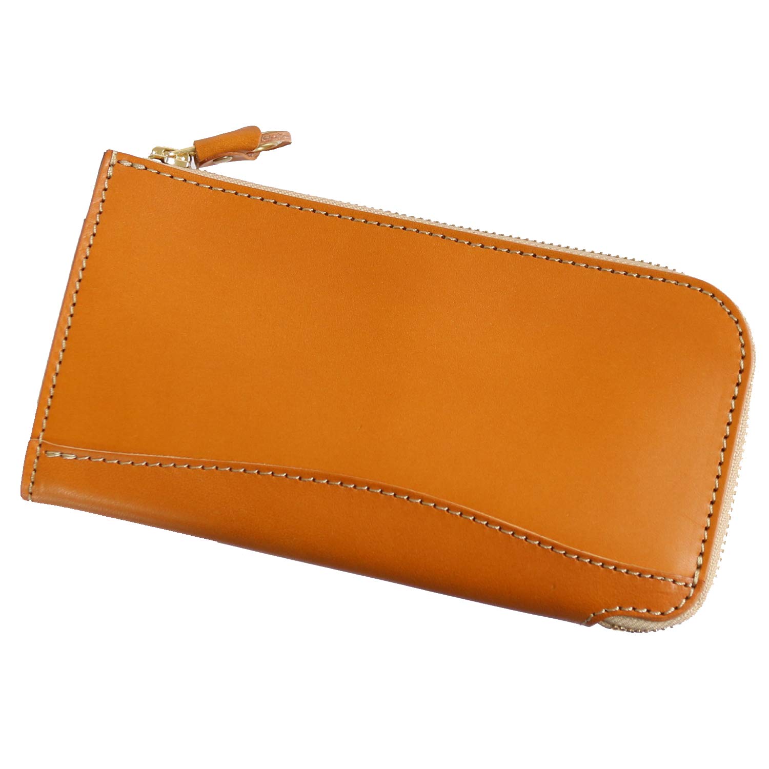 

Довгий гаманець ZIP Original Tochigi leather Made in Japan Натуральна шкіра Camel [PORCO ROSSO] L-подібний [sokunou] верблюд
