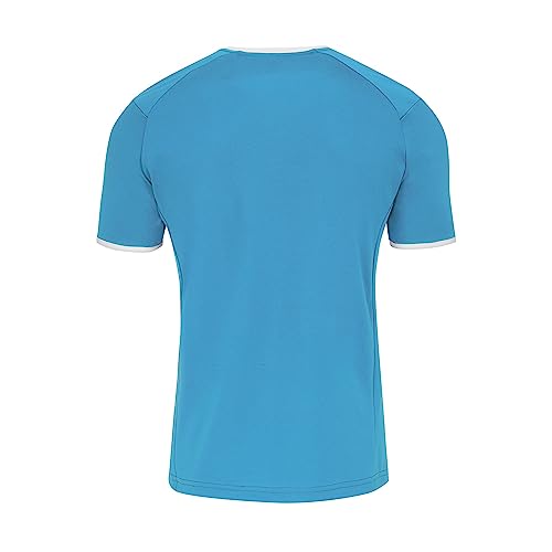 Elea LENNOX Competition Shirt, Cyan Blue/White