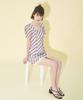 Margarine Fingers Bibi Square Neck Onepiece (Pink)
