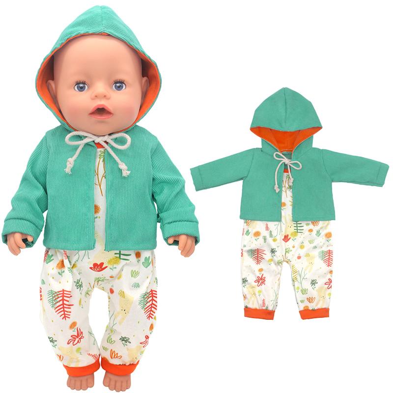 Baby-Puppe Kleidung Strampler für 40cm 38cm Baby-Puppe Mantel Winterkleidung Dropshipping