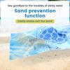 2 Pcs 180cm Turtle Microfiber Beach Towel Absorbent Quick Dry Soft Yoga Swimming Outdoor Sports Gym Shower Towel