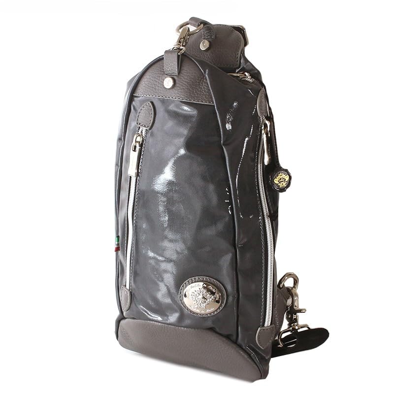 

Orobianco Men s Nylon/Cowhide Leather Shoulder Bag, Made in Italy, Genuine Leather, DIMMYTE-C (Gray (GRIGIO-SCURO)/DRILLAK) [Parallel Import]