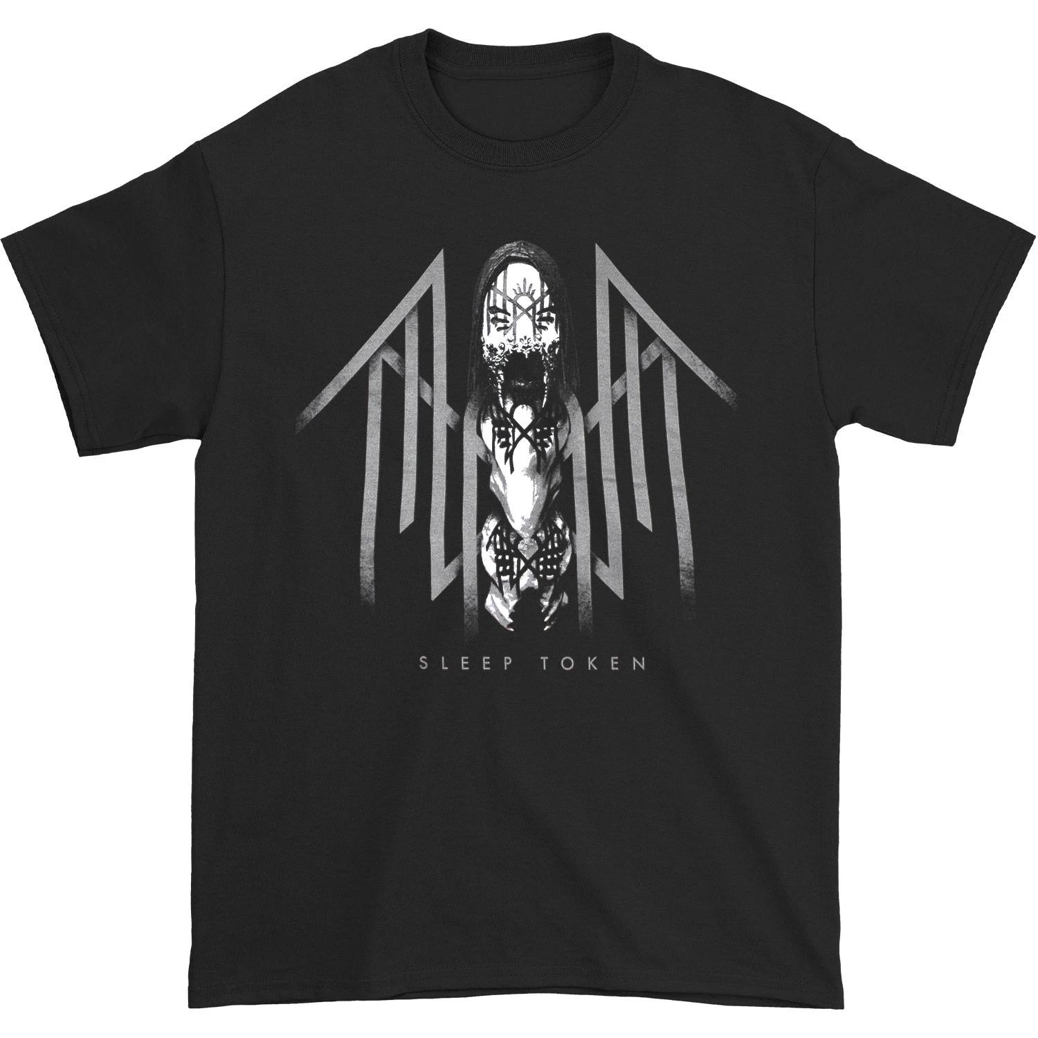 Men s Sleep Token Totem B&W T-shirt Small Black S