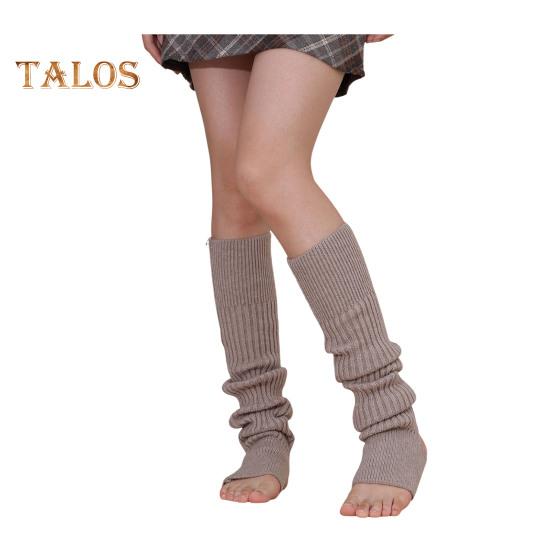 

1 пара зимних гетр, теплые ребристые трикотажные полоски, эластичные трикотажные носки до щиколотки с отверстием для пятки, аксессуары 80-х для вечеринок, спорта, йоги, танцев хаки