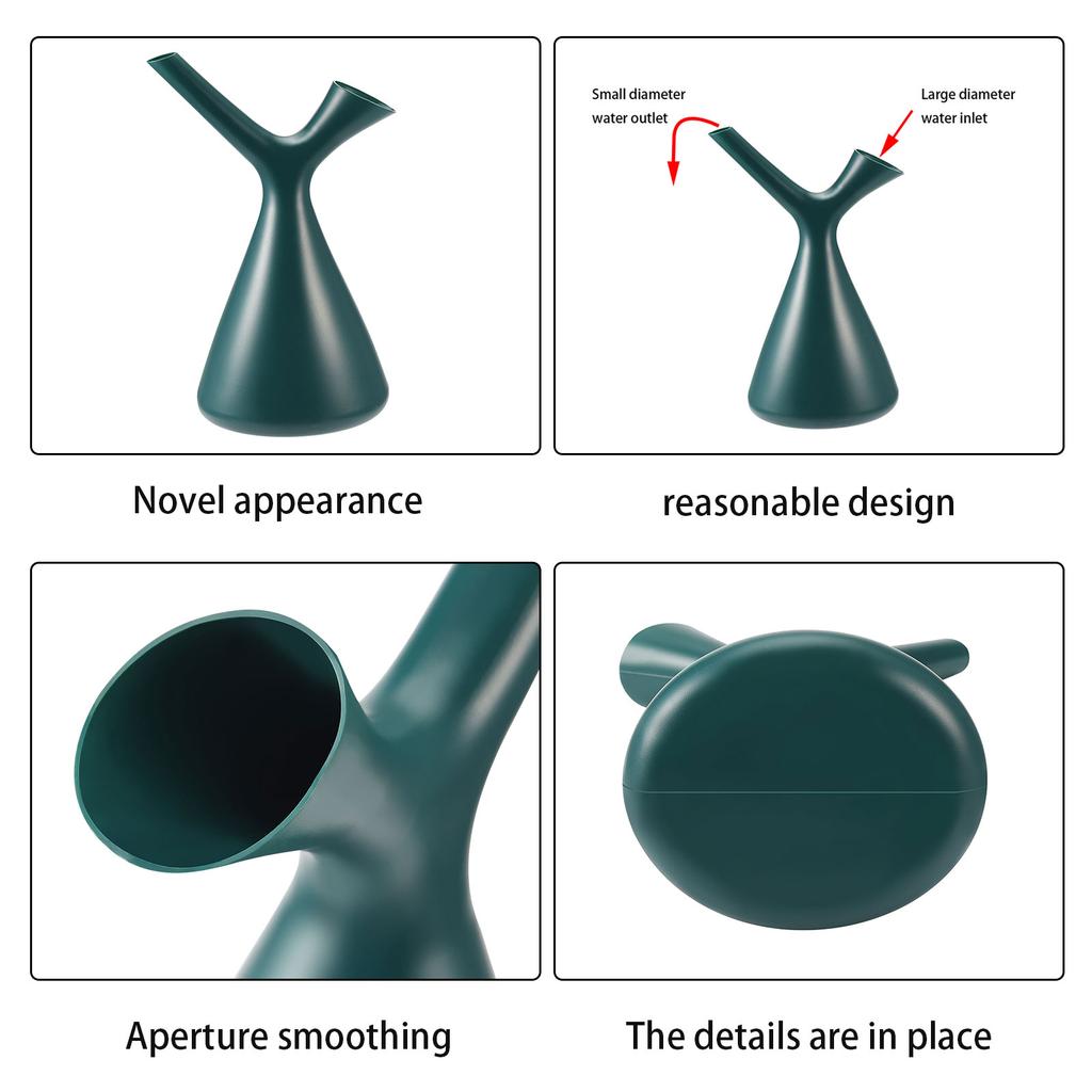 1,5 l kreative V-förmige Gießkannen Home Gardening Bewässerung Sprinkler Spray Dosen