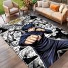 Jujutsu Kaisen Print Rug, Washable Floor Carpet, For Entryway Dorm Laundry Room Office Study, Home Decor Birthday Christmas Gift
