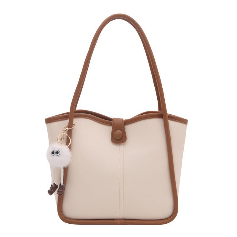 Tote Bag For Women Large Capacity With Zipper Closure Daily Use Street Style