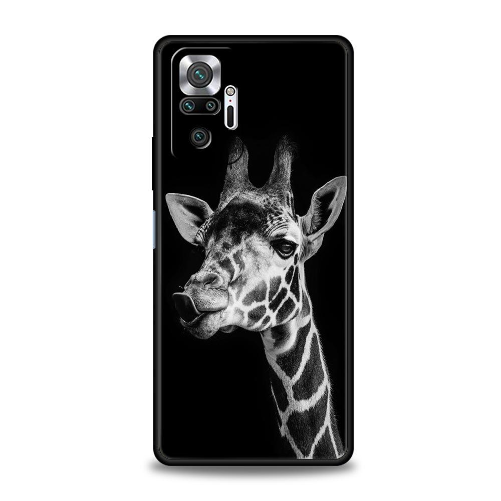 Custodia per telefono per Xiaomi Redmi Note 10 11 9 8 Pro 9S 7 8T 9T 9A 8A 9C K50 K40 Gaming Cover Moda Animali Cavallo Cervo Panda Gigante